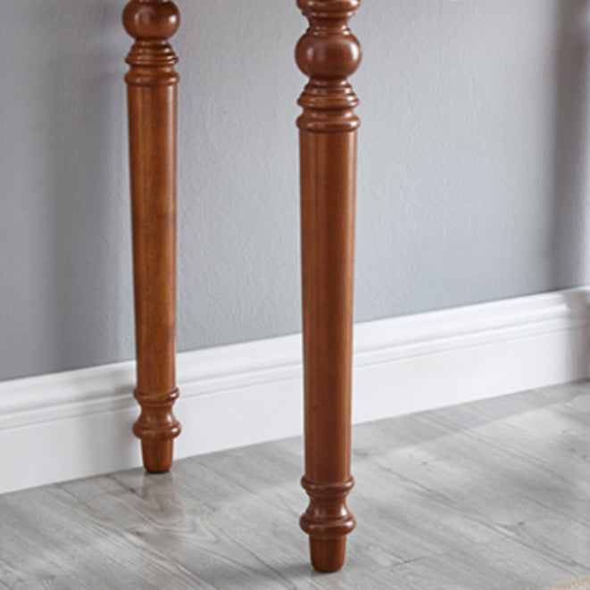 Traditional Dressing Table Stool Set Wooden Vanity Dressing Table for Bedroom