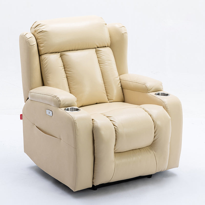 USB Charge Port Recliner Side Pockets Swivel Rocker Standard Recliner