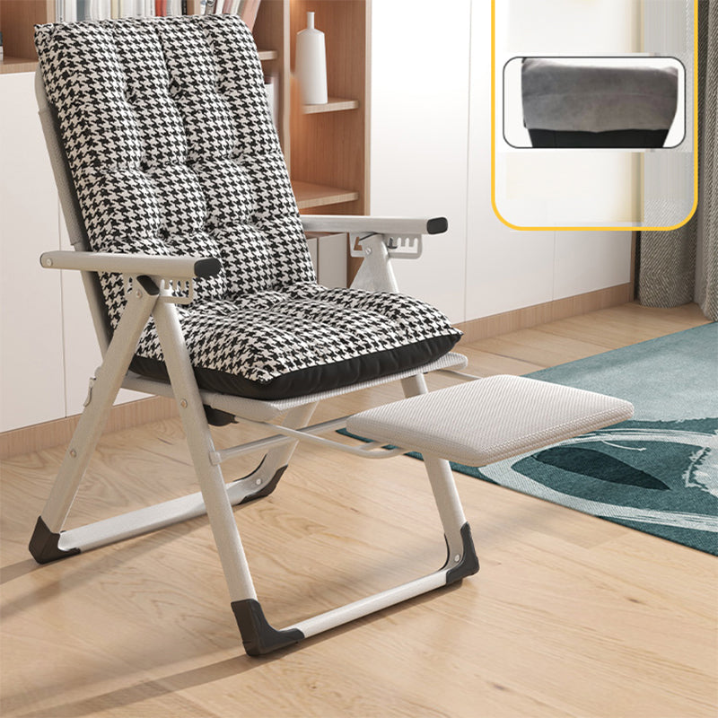 Metal Standard Recliner Solid Color Living Room Foldable Seat