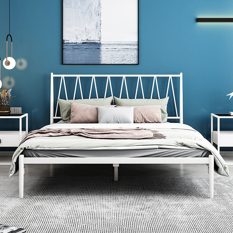 Metal Open-Frame Bed Minimalist Mattress Included Standard Bed