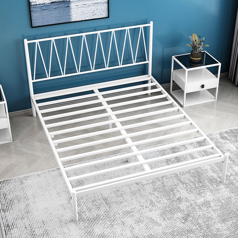 Metal Open-Frame Bed Minimalist Mattress Included Standard Bed
