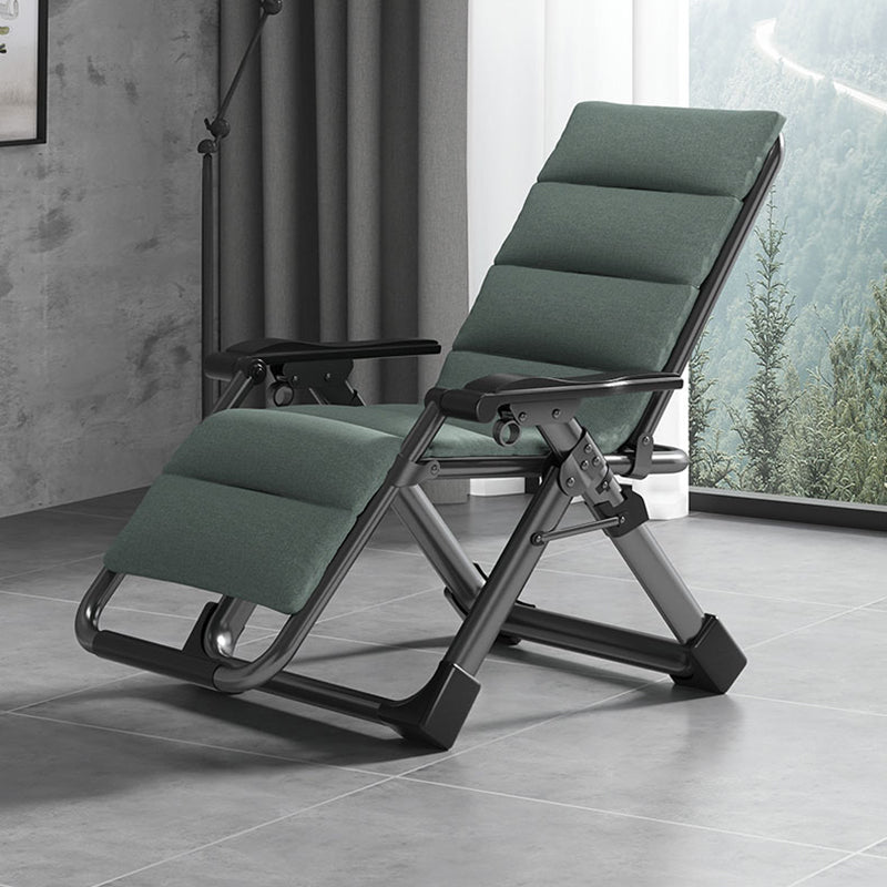Polyester Blend Standard Recliner With Cup Holders and Legs for Bedroom