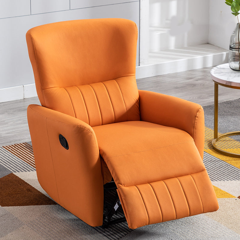 31.1-In Wide Swivel Reclining Chair Manual/Power Faux Leather Recliners