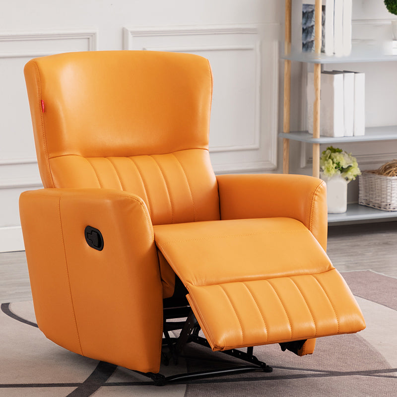 31.1-In Wide Swivel Reclining Chair Manual/Power Faux Leather Recliners