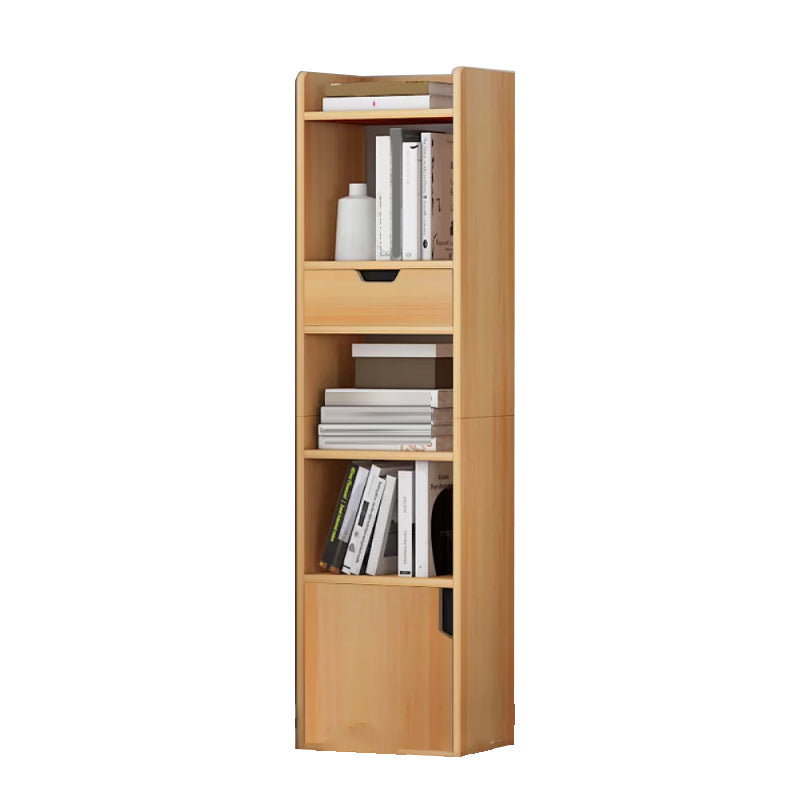 Contemporary Wooden Accent Cabinet with Shelves Storage Cabinet