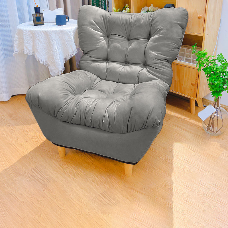 Scandinavian Upholstery Recliner Chair Solid Color Standard Recliner