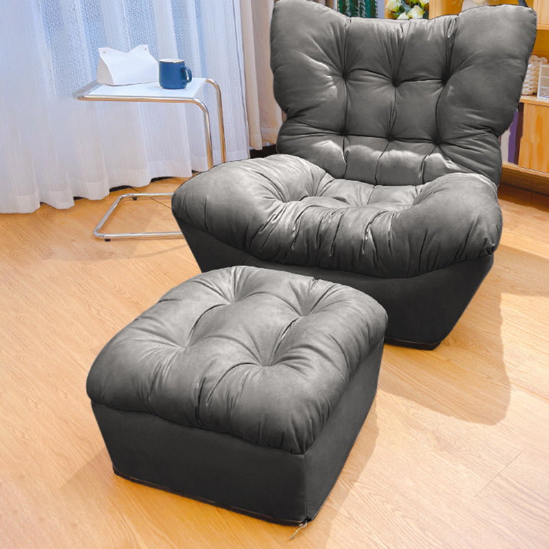 Scandinavian Upholstery Recliner Chair Solid Color Standard Recliner