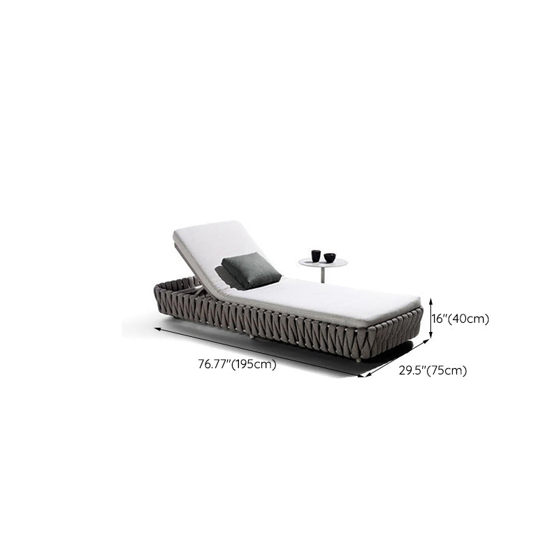 Tropical Metal Outdoor Loveseat Water Resistant Outdoor Patio Sofa