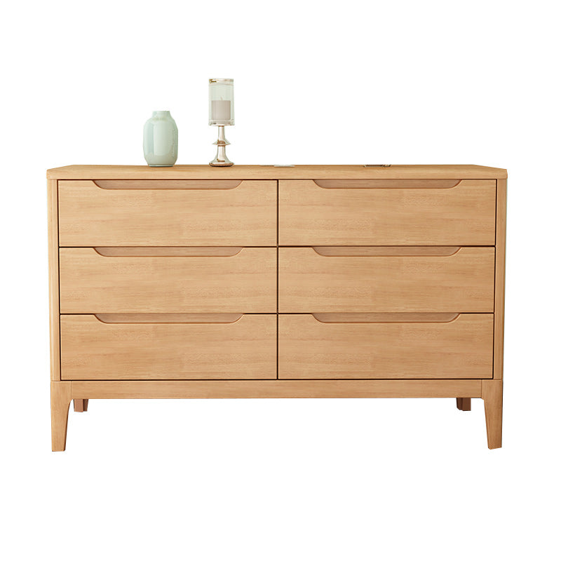 Modern Storage Chest Dresser Solid Wood Dresser with 5/6/7 Drawers