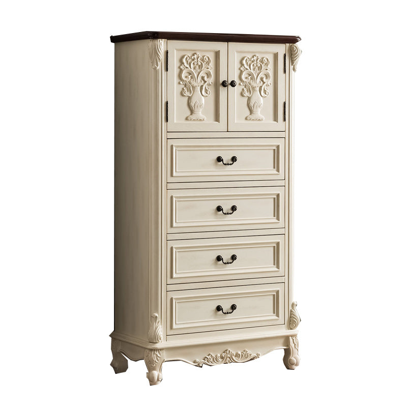 Coastal Storage Chest Solid Wood Dresser with 2/3/4 Drawers , 15.6 Inch Width