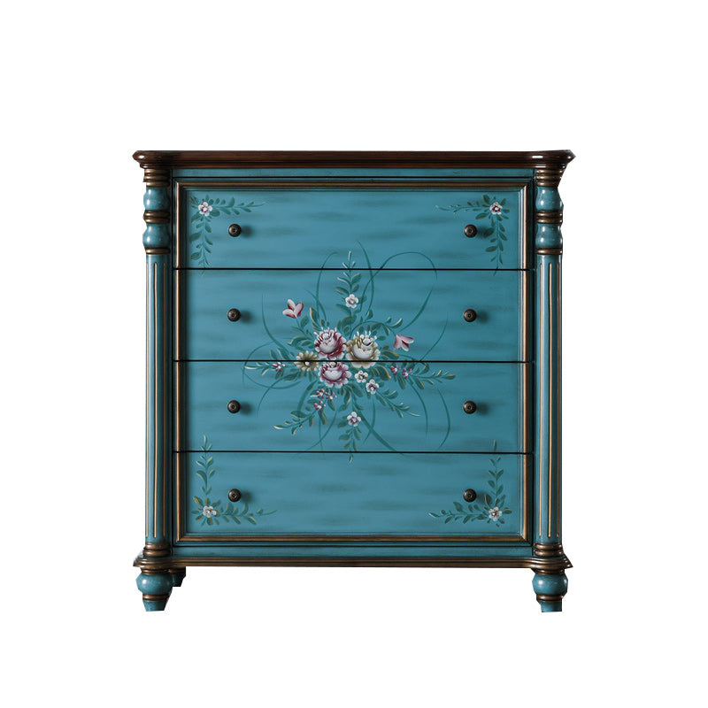 Solid Wood Lingerie Chest Traditional Horizontal Storage Chest