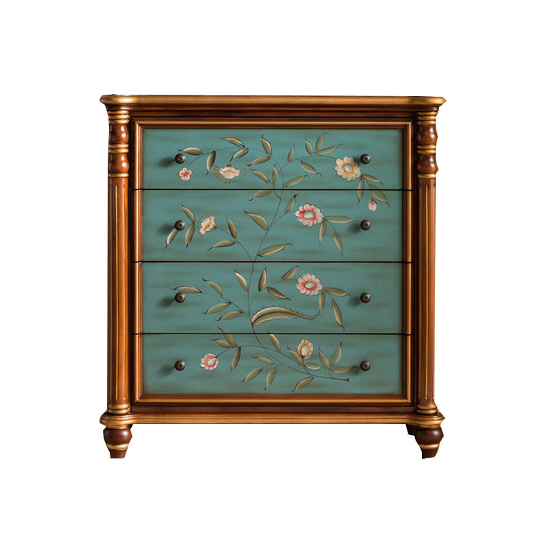 Solid Wood Lingerie Chest Traditional Horizontal Storage Chest