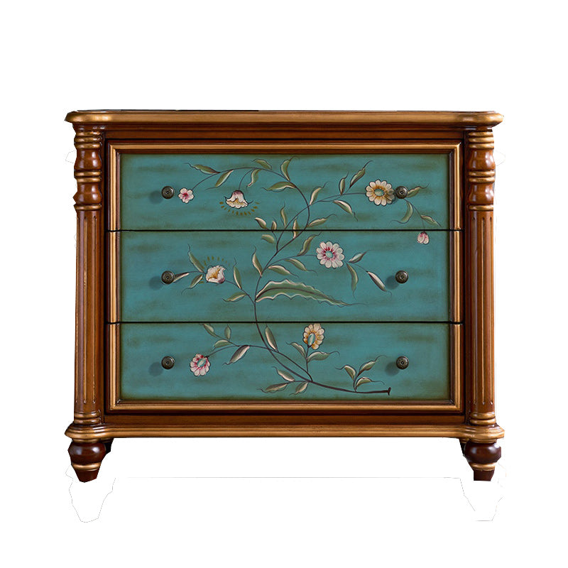 Solid Wood Lingerie Chest Traditional Horizontal Storage Chest