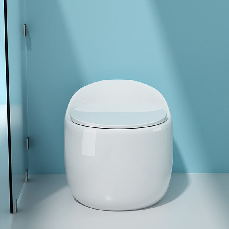 Modern Ceramic Flush Toilet Floor Mounted Urine Toilet with Seat for Bathroom