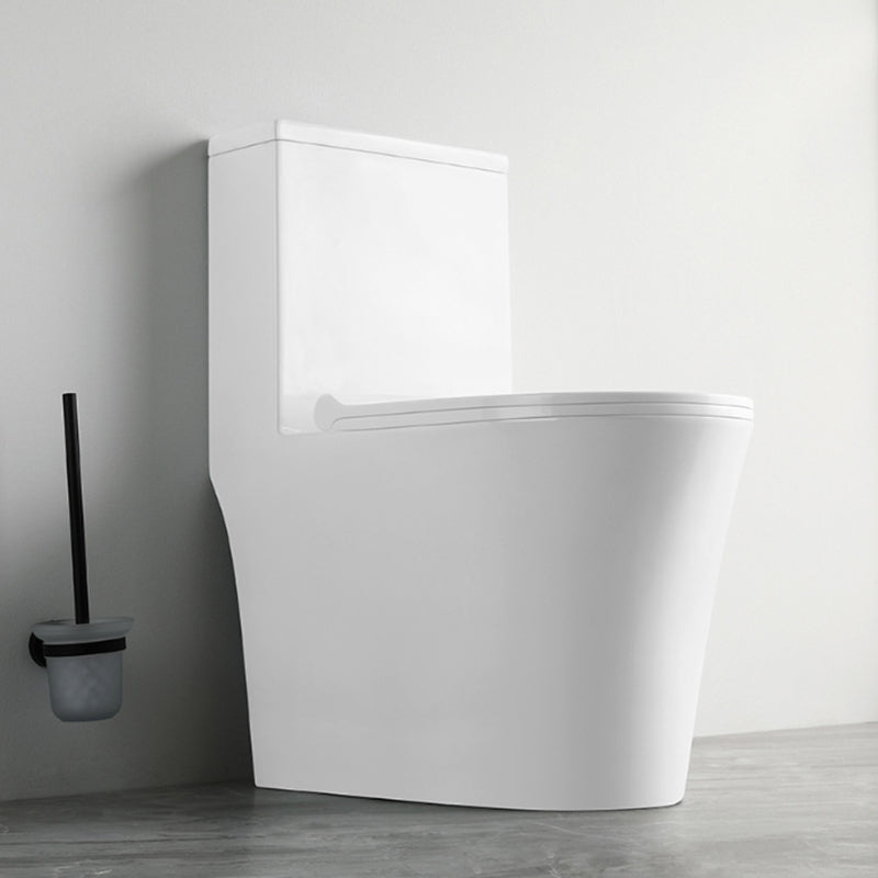 Contemporary Ceramic Flush Toilet Floor Mounted Toilet Bowl for Bathroom