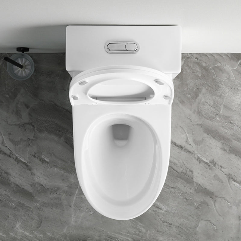 Contemporary Ceramic Flush Toilet Floor Mounted Toilet Bowl for Bathroom