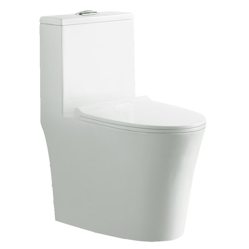 Contemporary Ceramic Flush Toilet Floor Mounted Toilet Bowl for Bathroom