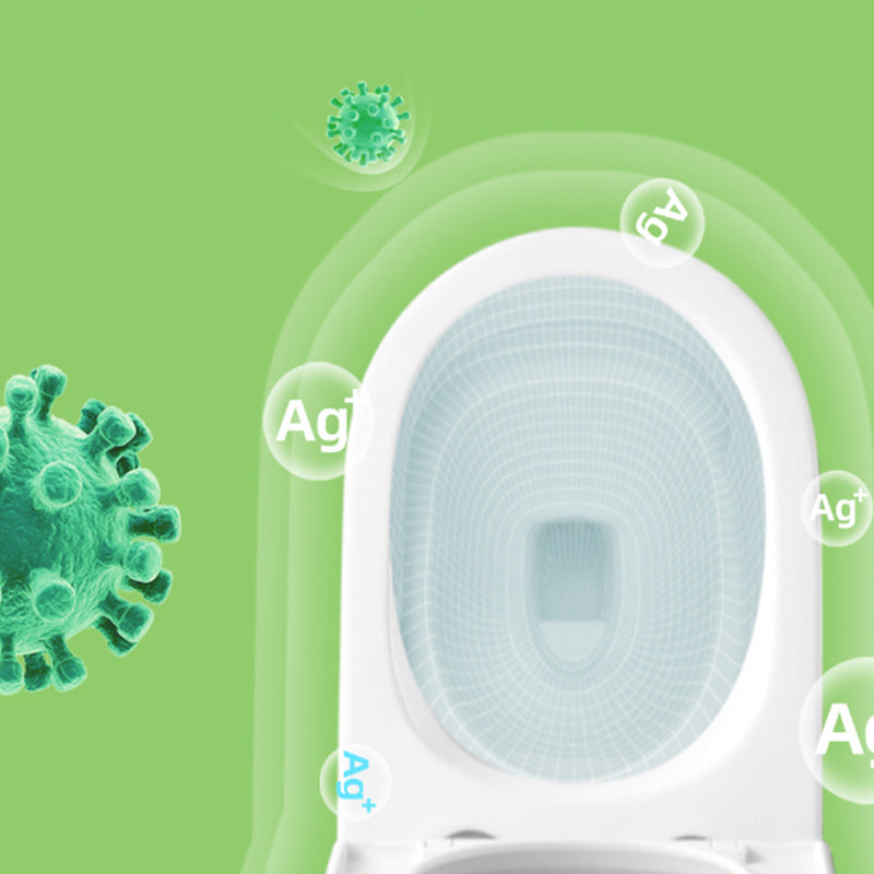 Contemporary Ceramic Flush Toilet Floor Mounted Toilet Bowl for Bathroom