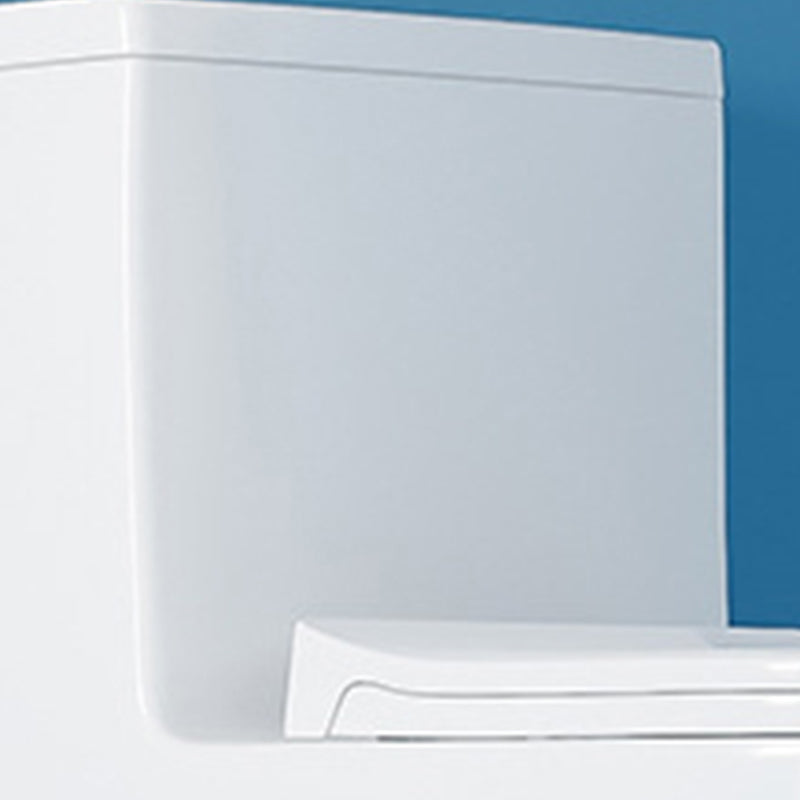 Modern White One Piece Flush Toilet Floor Mounted Toilet Bowl for Bathroom