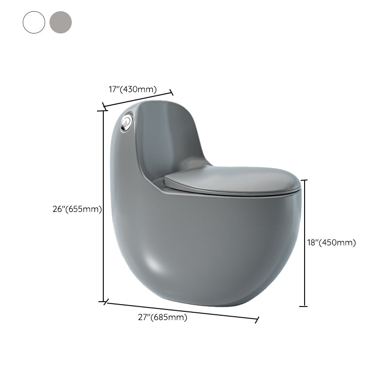 Modern Ceramic Flush Toilet Floor Mount Seat Included Urine Toilet for Bathroom