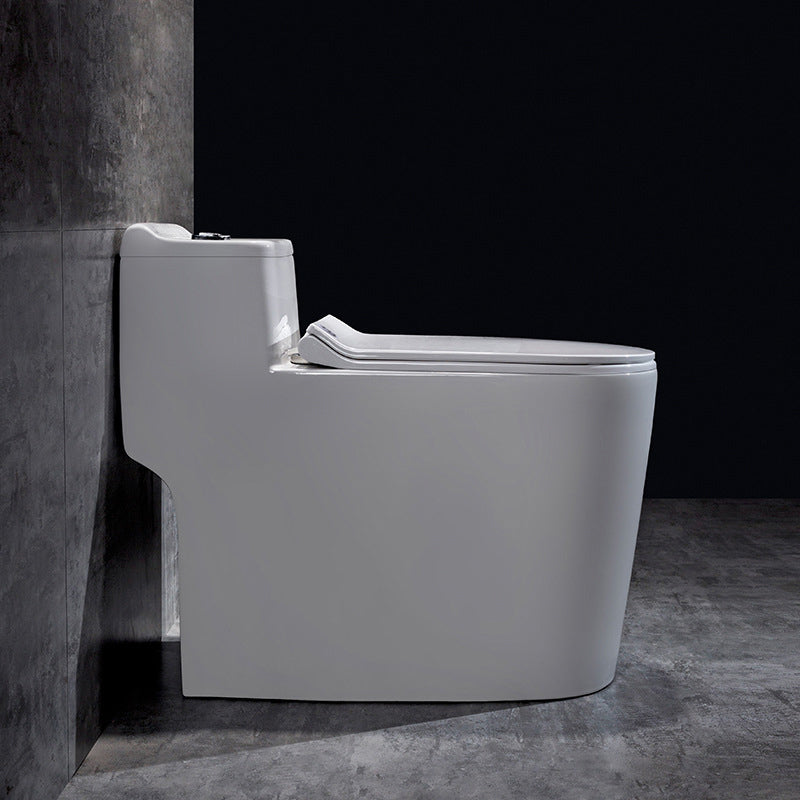 Traditional Ceramic Flush Toilet All-In-One Toilet Bowl for Bathroom
