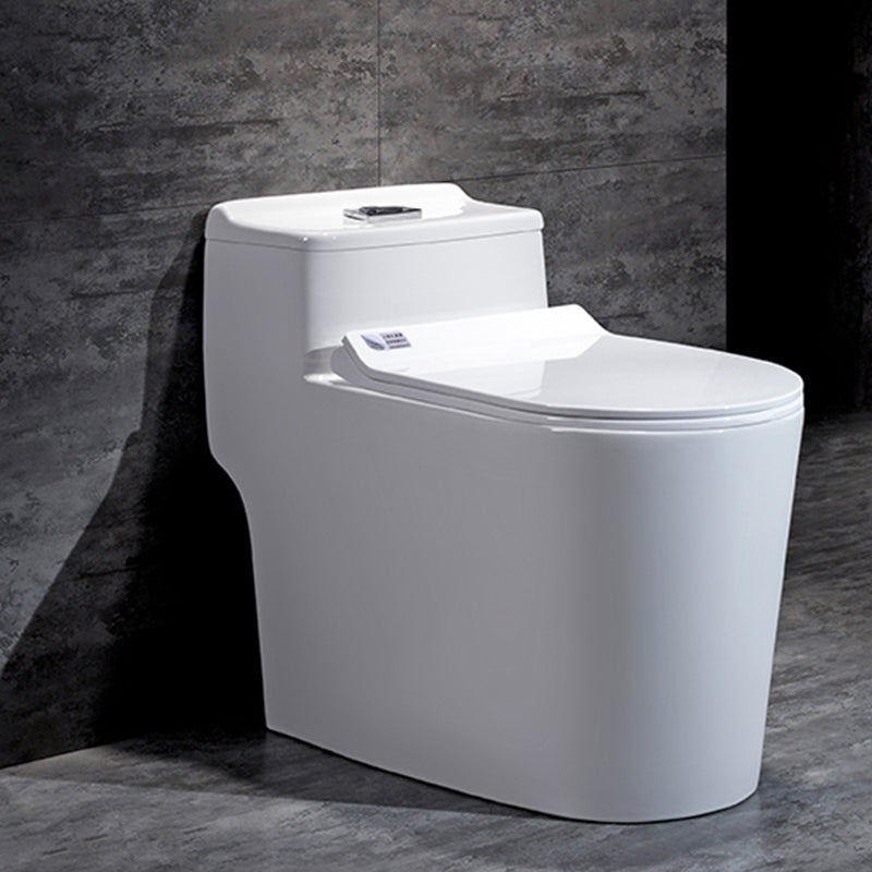Traditional Ceramic Flush Toilet All-In-One Toilet Bowl for Bathroom