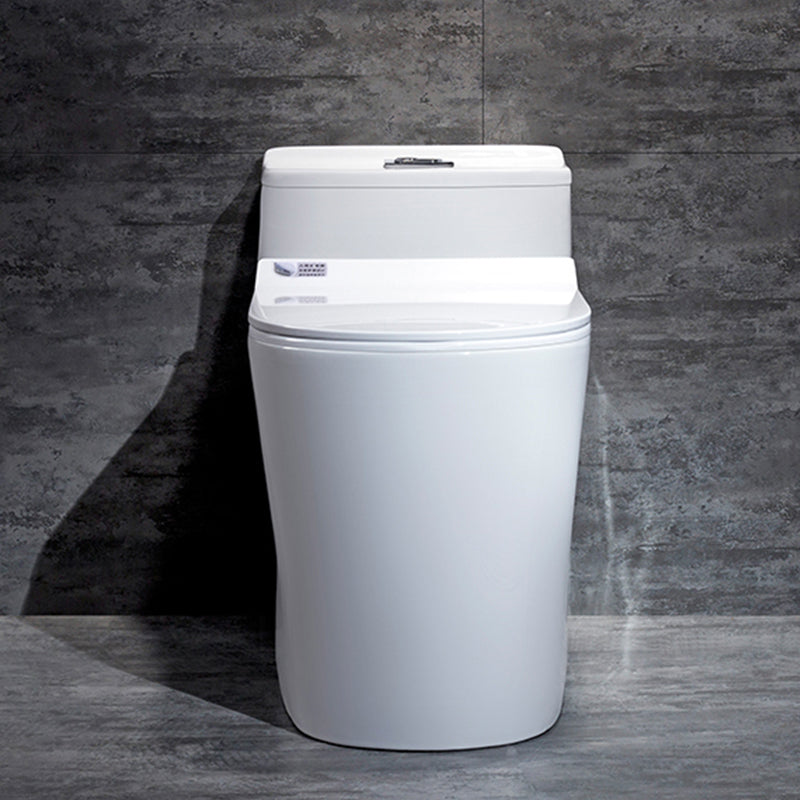 Traditional Ceramic Flush Toilet All-In-One Toilet Bowl for Bathroom