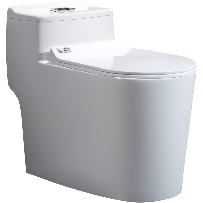 Traditional Ceramic Flush Toilet All-In-One Toilet Bowl for Bathroom