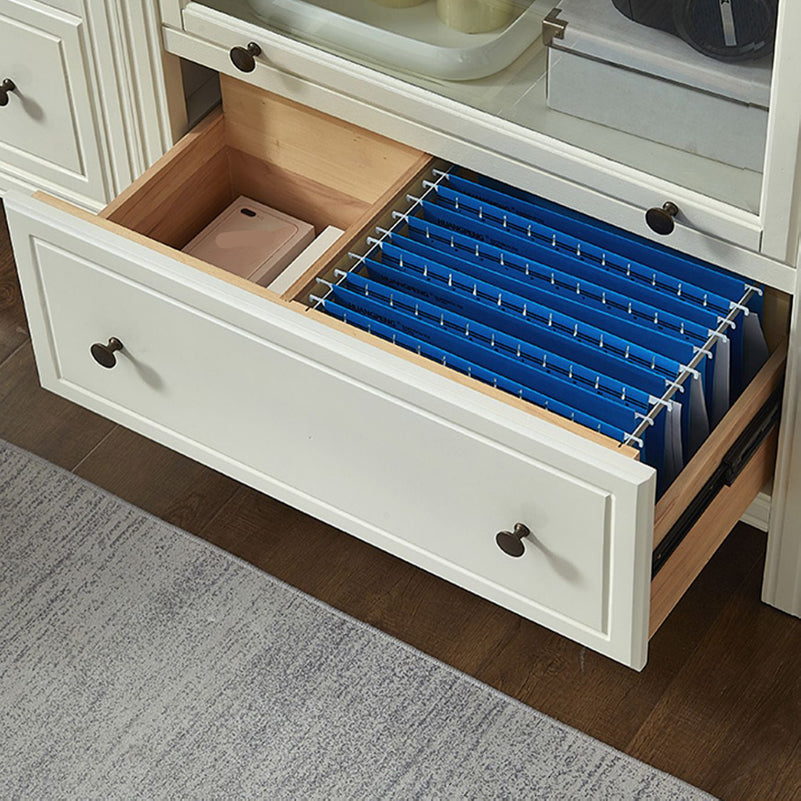 Modern Style Closed Back Standard Bookshelf Wooden Bookcase for Study Room