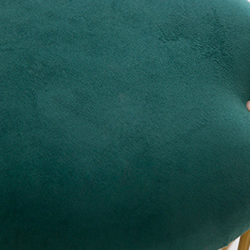 Solid Color Flannel Standard Stool Modern Simple Upholstered Stool