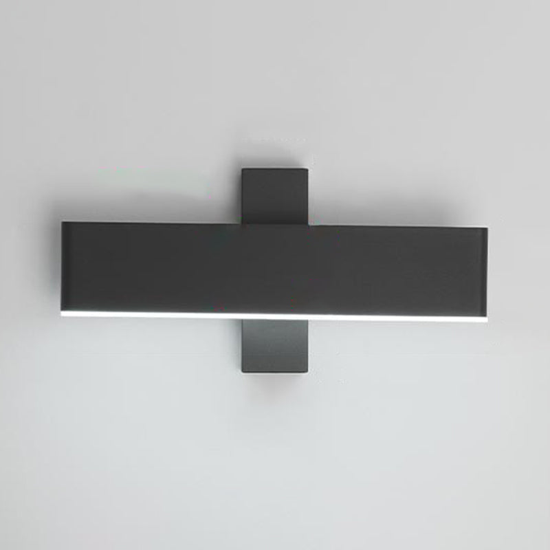 Single Black/White Modern Wall Mounted Sconce LED Wall Light for Bedroom