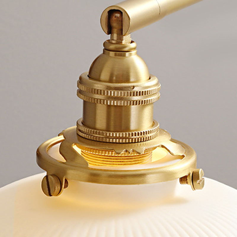 Simple Geometric Stone Wall Lamps Metal Wall Light Fixtures for Bedroom