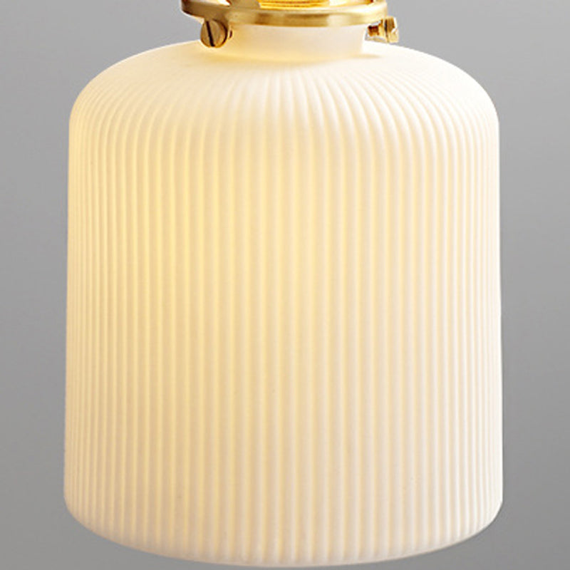 Simple Geometric Stone Wall Lamps Metal Wall Light Fixtures for Bedroom