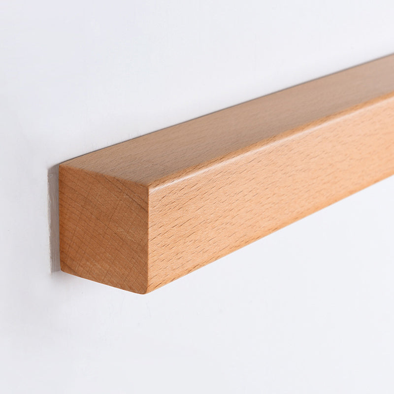 1 Light Linear Wall Sconce Lights Minimalist Wood Wall Mounted Lamp