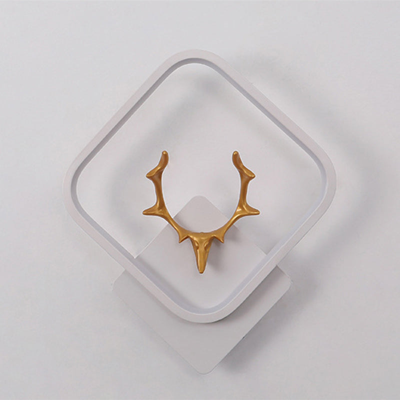 1 Light Unique Shape Wall Mounted Light Modern Sconce Light Fixture for Living Room