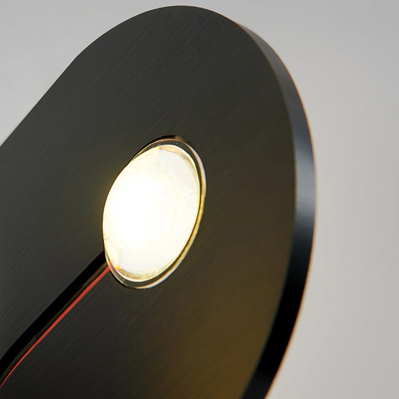 Contemporary Matte Black Wall Mounted Sconce Unique Metal 1 Light Wall Light