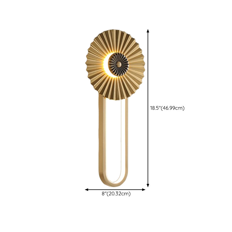 2 - Light Gold LED Bath Bar Solid Brass Post Modern Bathroom Vanity Lighting