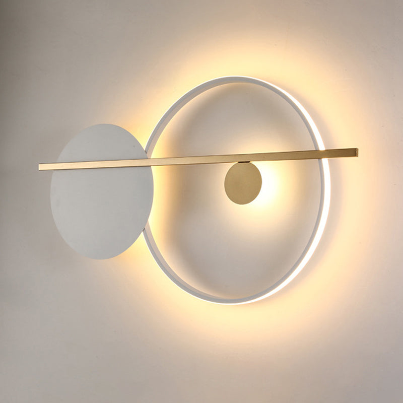 LED Bath Vanity Lighting Modern White/Black Wall Light for Bathroom