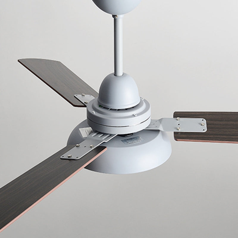 1 - Light LED Ceiling Fan Modern Wood Blade Fan Lighting in 4 Colors