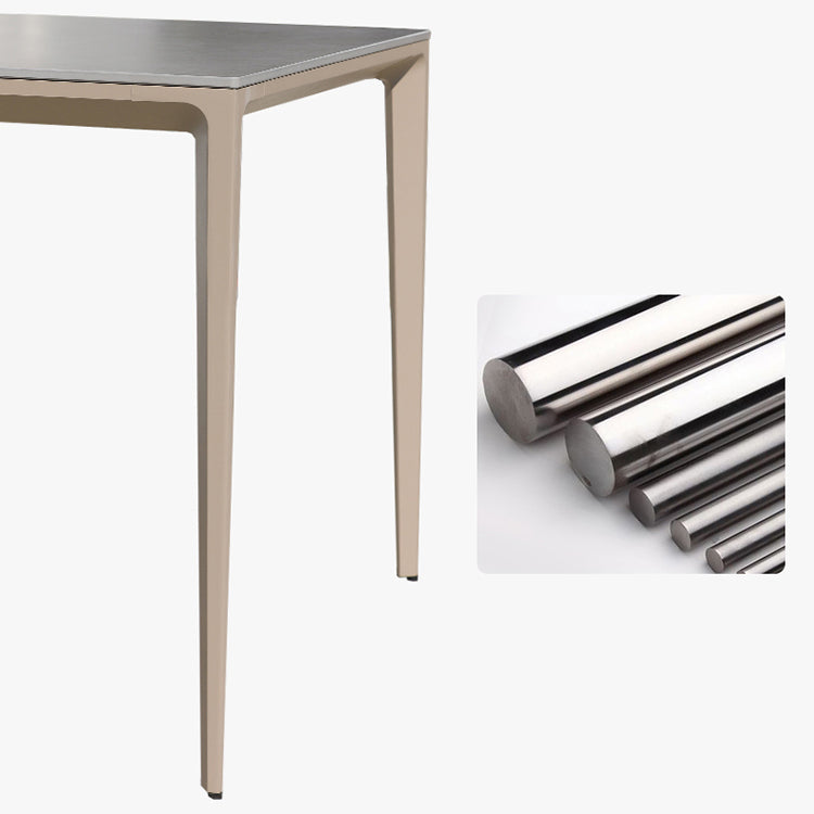 Industrial Aluminum Frame Patio Table Outdoor Rust Resistant Patio Table