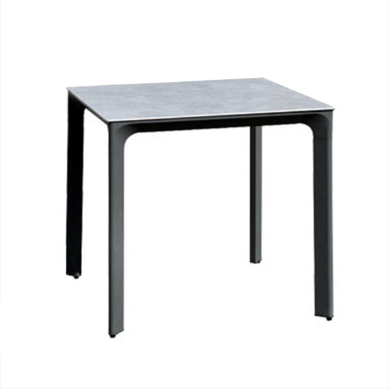 Industrial Aluminum Frame Patio Table Water and Fire Resistant Patio Table