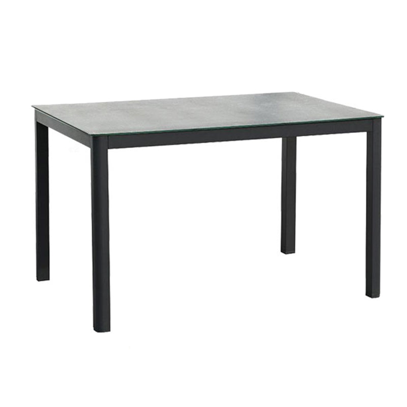 Industrial Aluminum Frame Patio Table Water and Fire Resistant Patio Table