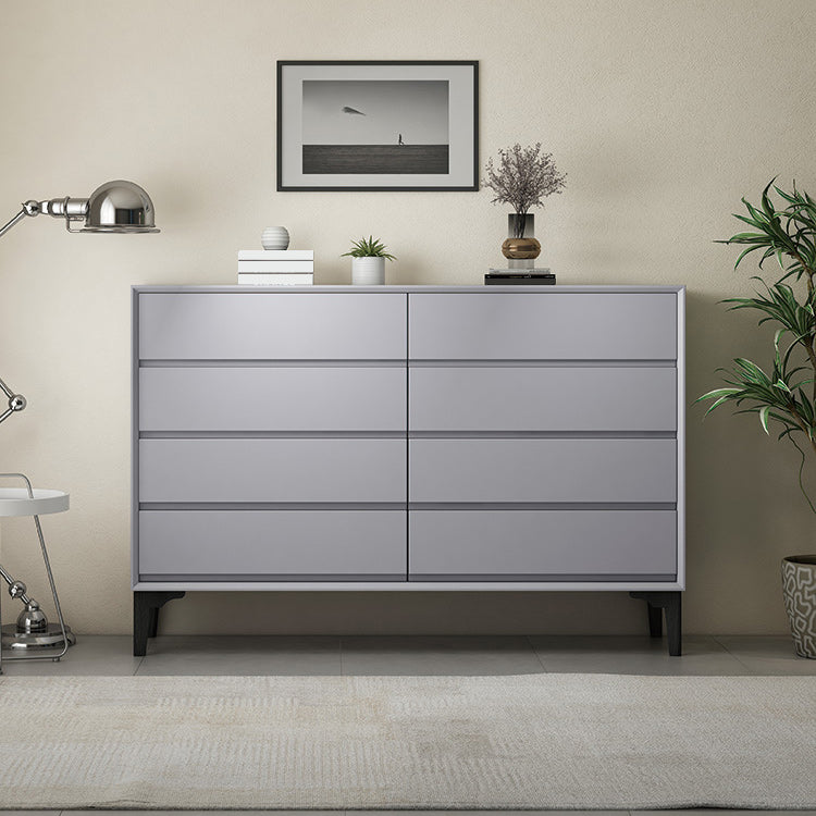 Contemporary Storage Chest Dresser 8 Drawers Storage Chest , 15.6 Inch Width