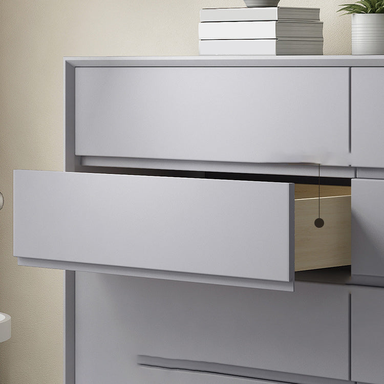 Contemporary Storage Chest Dresser 8 Drawers Storage Chest , 15.6 Inch Width