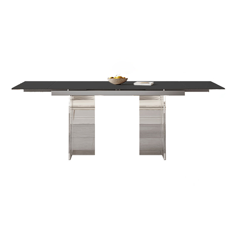 Contemporary 1/4/5/7 Pieces Furniture Rectangle Stone Dining Set for Home