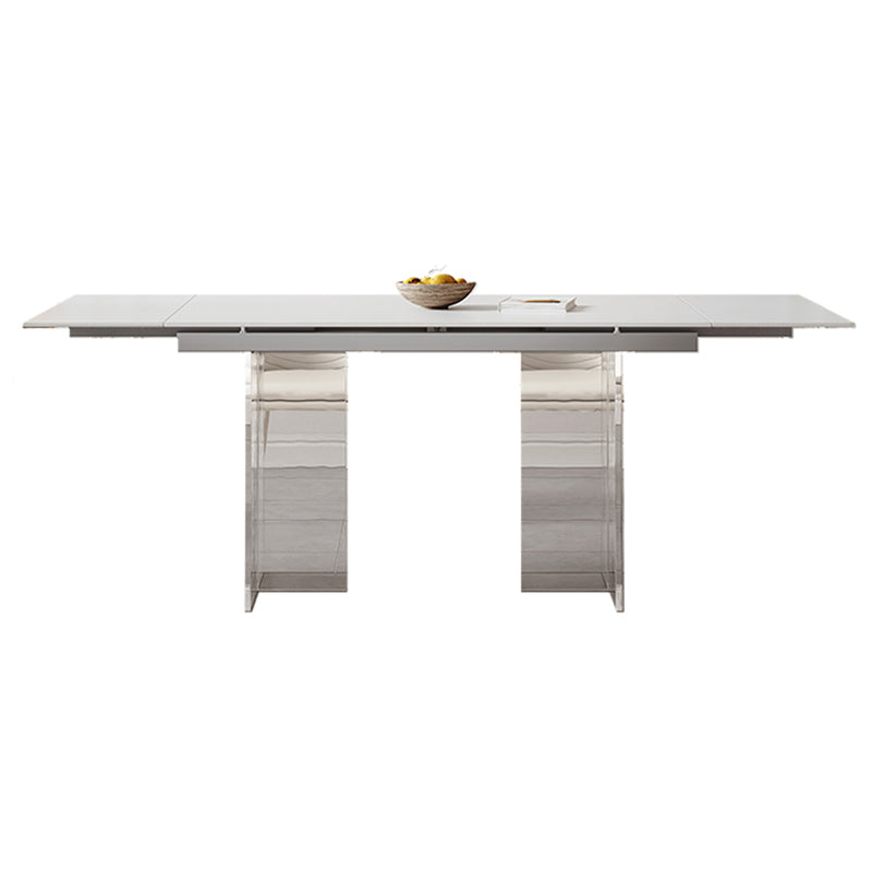 Contemporary 1/4/5/7 Pieces Furniture Rectangle Stone Dining Set for Home