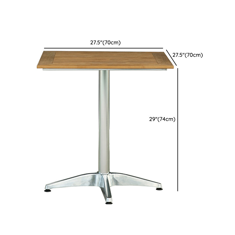 Boho Style Dining Set Wooden Square Top 1/3/5 Pieces Dining Set