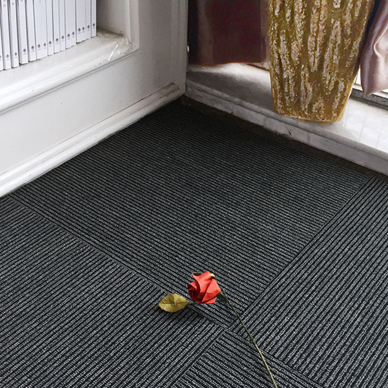 Dark Color Level Loop Carpet Tile Non-Skid Adhesive Tabs Indoor Carpet Tiles