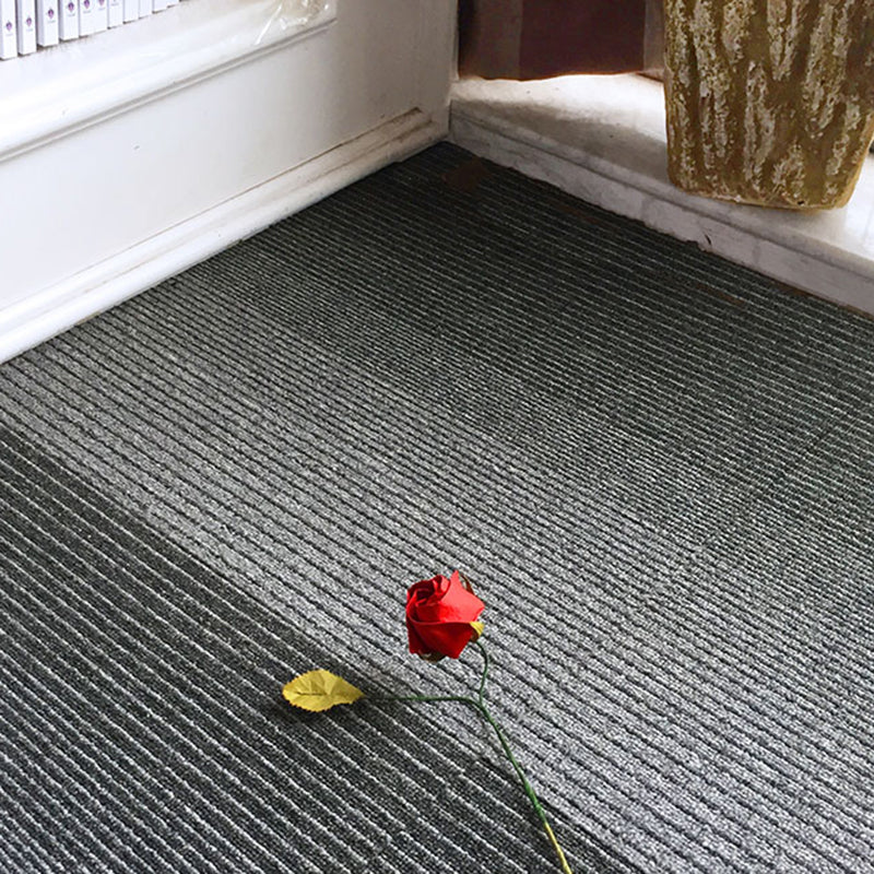 Dark Color Level Loop Carpet Tile Non-Skid Adhesive Tabs Indoor Carpet Tiles