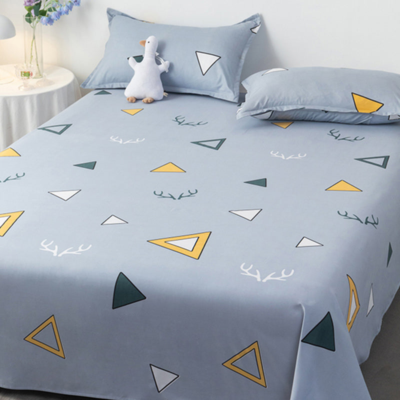 Breathable Printed Bed Sheet Twill Polyester Non-Pilling Sheet